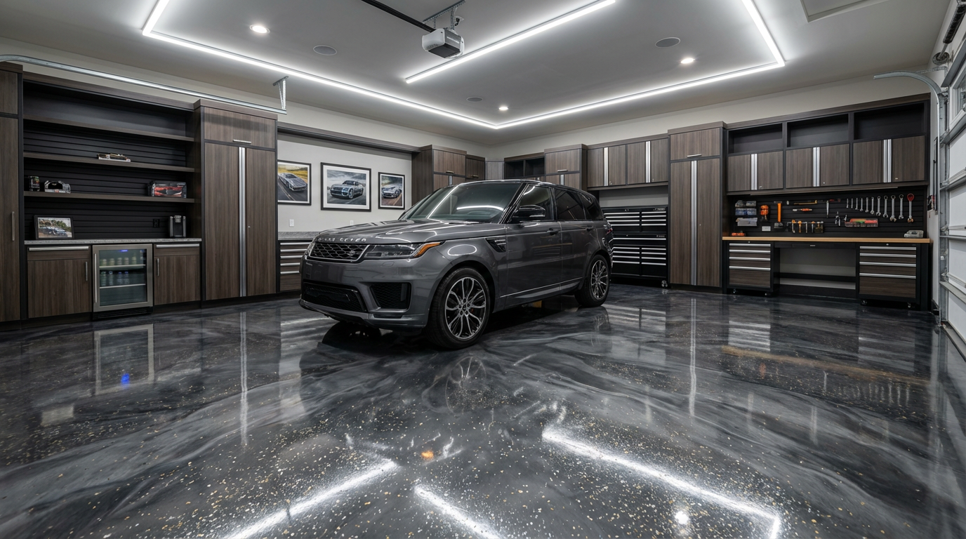 Luxury Garage Metallic Epoxy